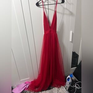 Fashion Nova Red Maxi Dress